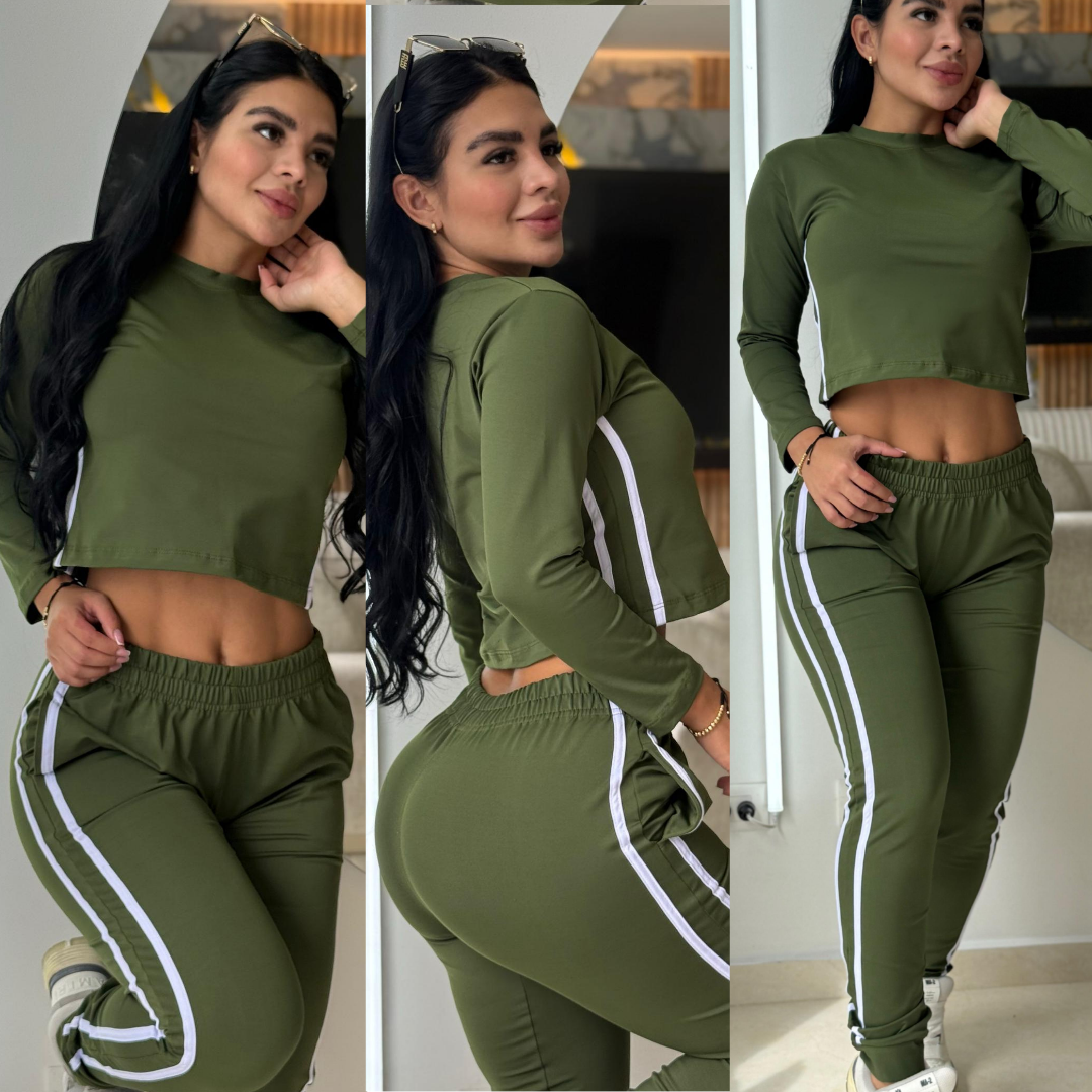 CONJUNTO "DIVENZO" VERDE
