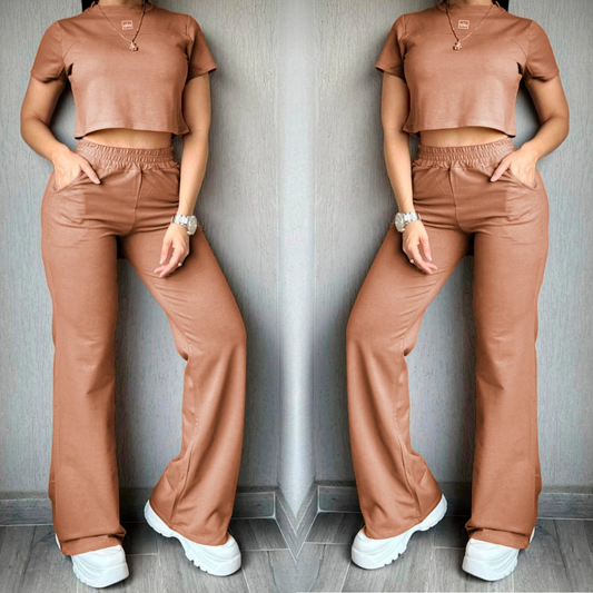 CONJUNTO "ICONIC" CARAMELO