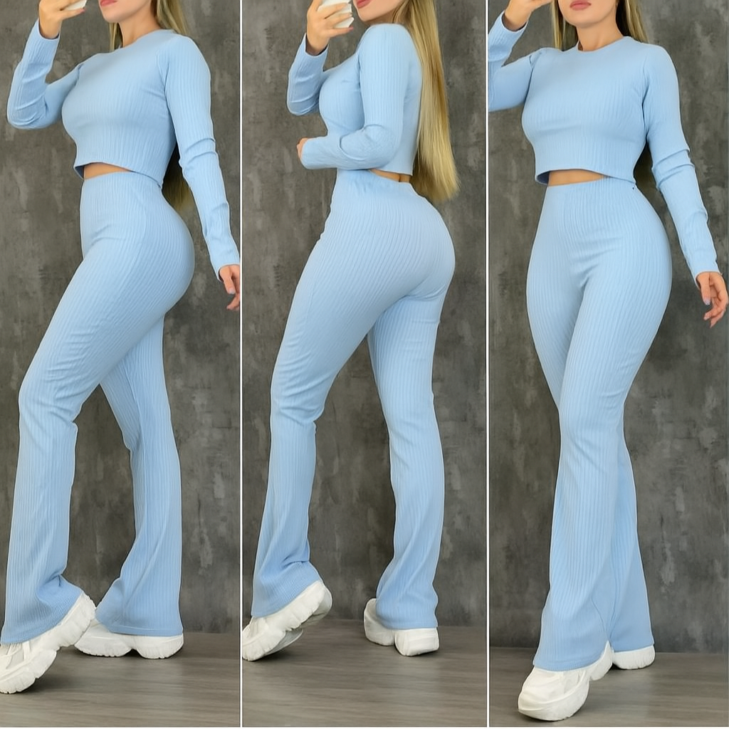 CONJUNTO "MILÁN" CELESTE