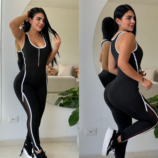 ENTERIZO LARGO MALLATEX CON CIERRE