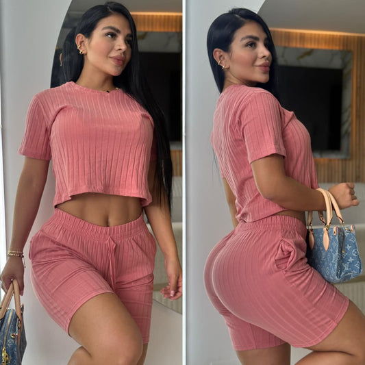 CONJUNTO "LONDRES" PALO ROSA