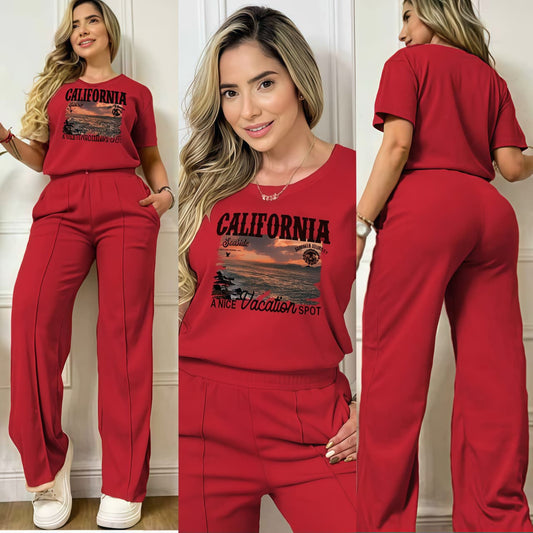 CONJUNTO "SHARLOT" ROJO