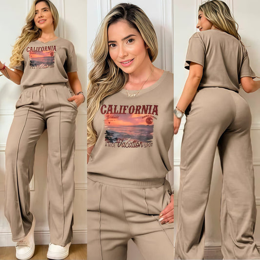 CONJUNTO "SHARLOT" BEIGE