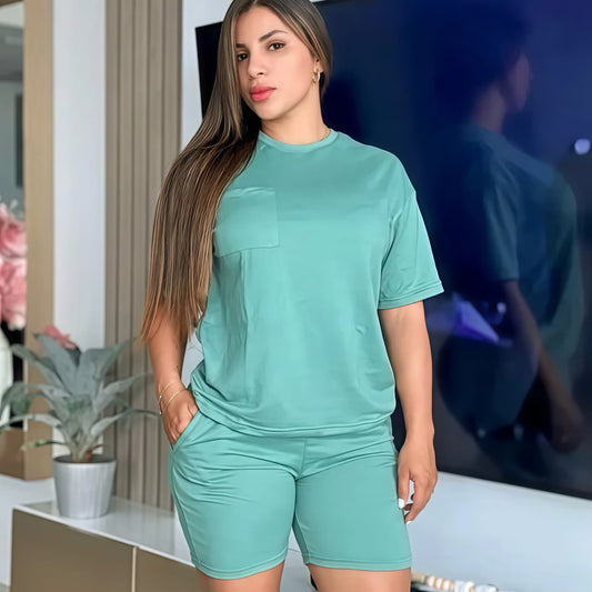 CONJUNTO "MÓNACO" VERDE CLARO