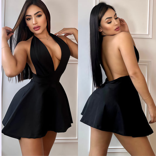 VESTIDO BOLERUDO NEGRO