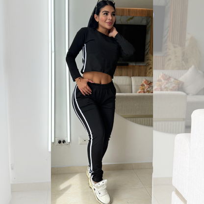 CONJUNTO "DIVENZO" NEGRO