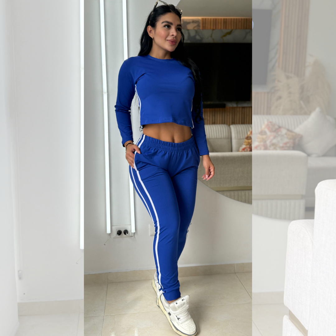CONJUNTO "DIVENZO" AZUL