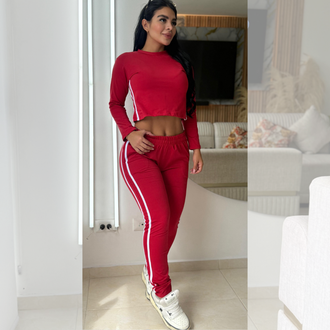 CONJUNTO "DIVENZO" ROJO