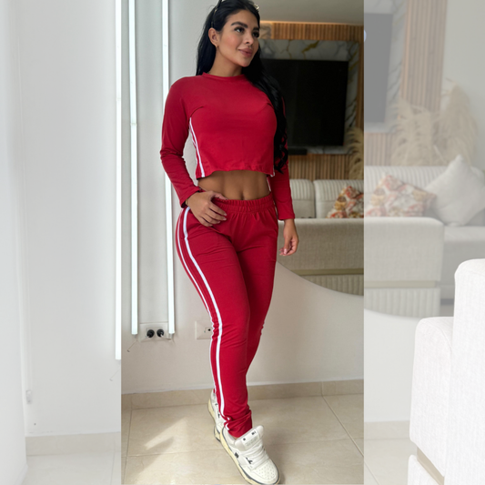 CONJUNTO "DIVENZO" ROJO