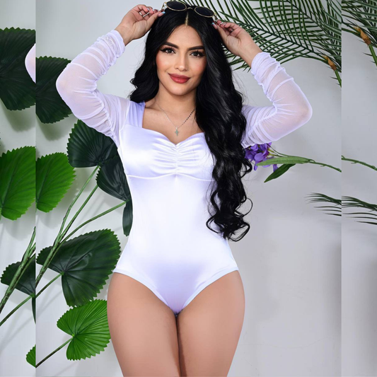 BODY “BACALAR” BLANCO - TIPO FAJA