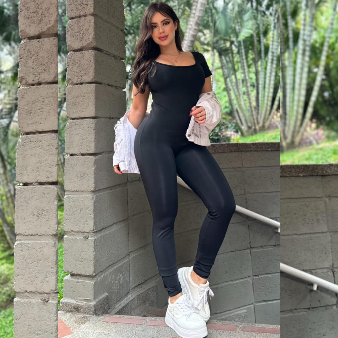 ENTERIZO LARGO CON PUSH UP