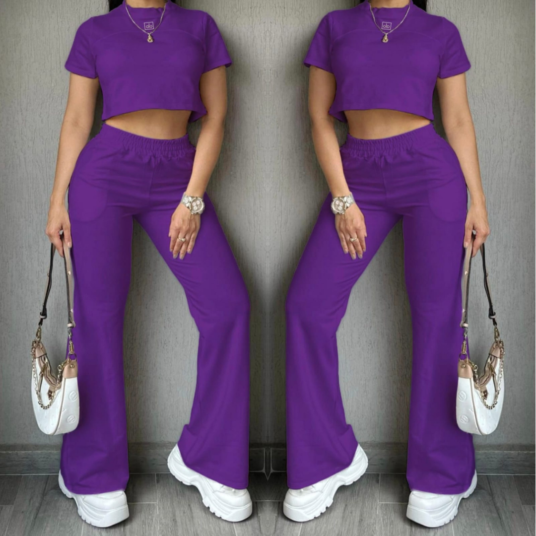CONJUNTO "ICONIC" MORADO