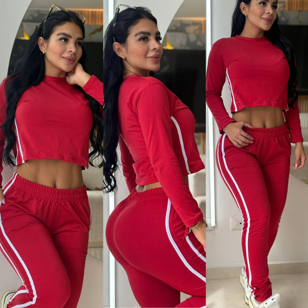 CONJUNTO "DIVENZO" ROJO