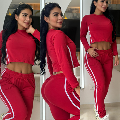 CONJUNTO "DIVENZO" ROJO