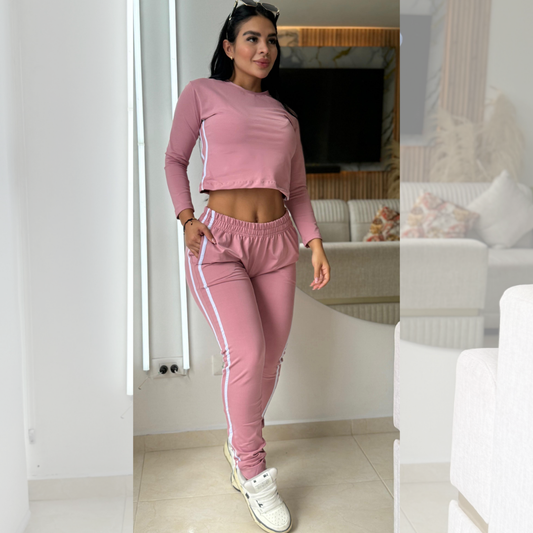 CONJUNTO "DIVENZO" PALO ROSA