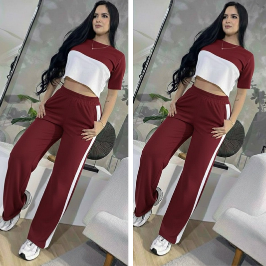 CONJUNTO "DAKOTA" VINOTINTO