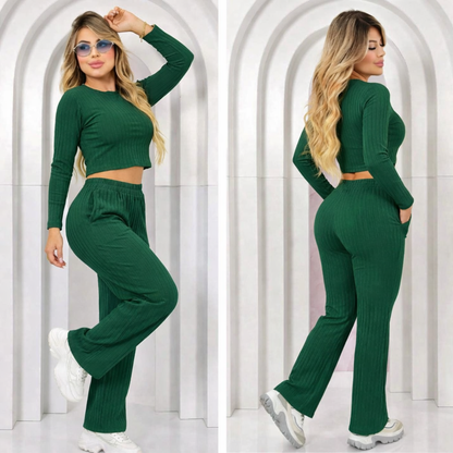 CONJUNTO "MILÁN" VERDE ESMERALDA