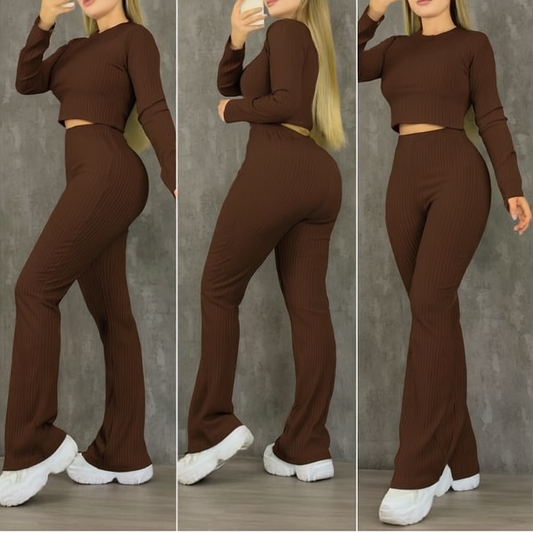 CONJUNTO "MILÁN" MARRÓN