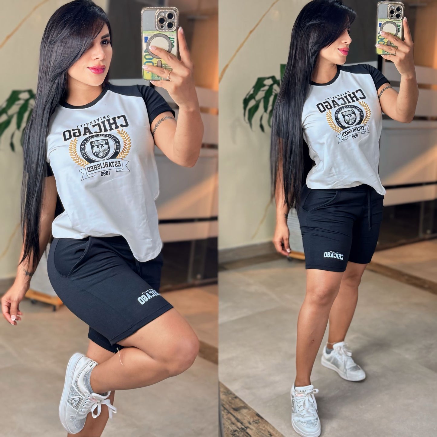 CONJUNTO "CHICAGO" NEGRO