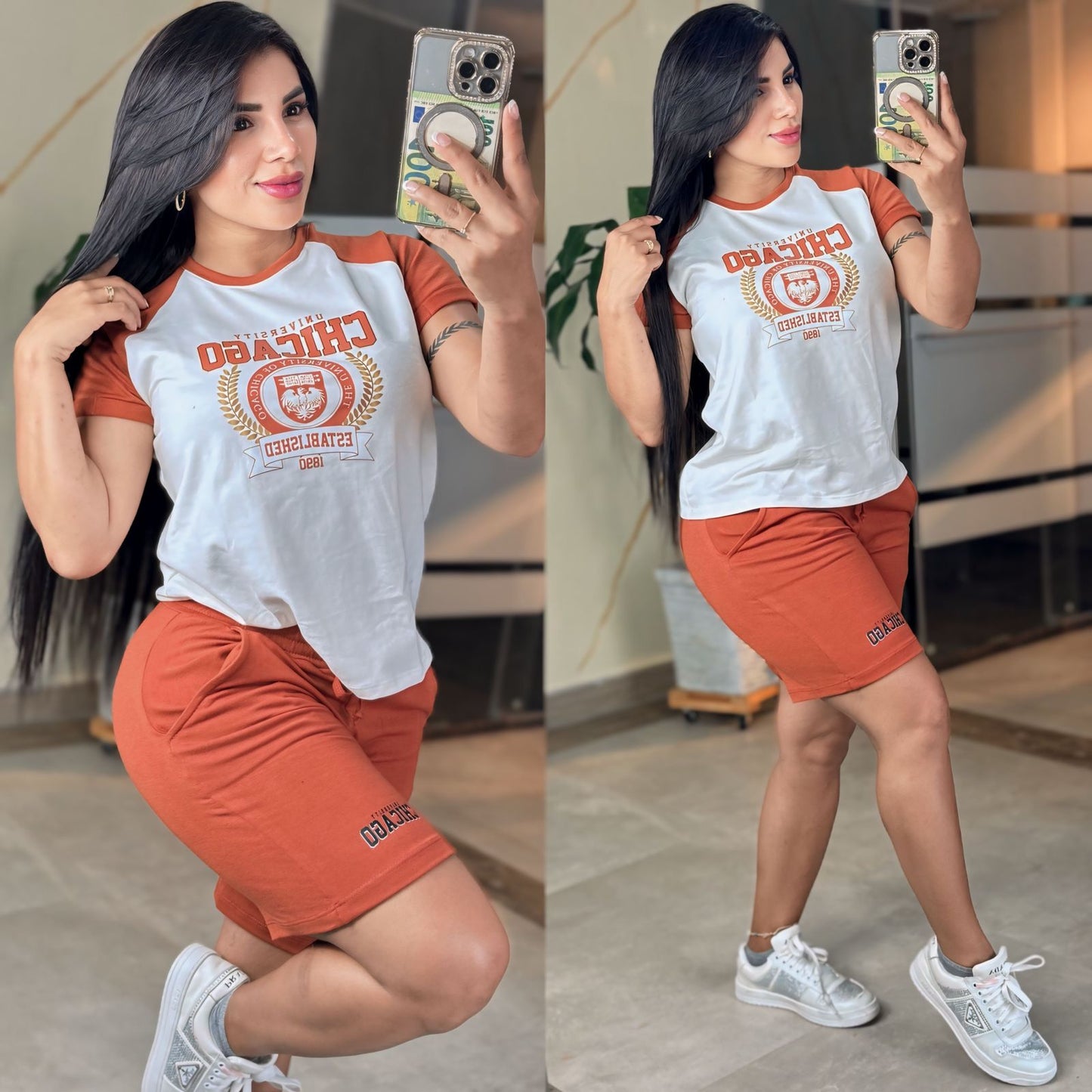 CONJUNTO "CHICAGO" TERRACOTA