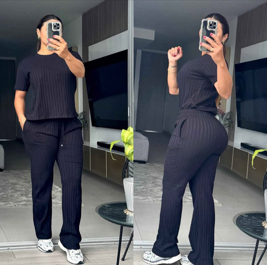 CONJUNTO "SANTORINI" NEGRO