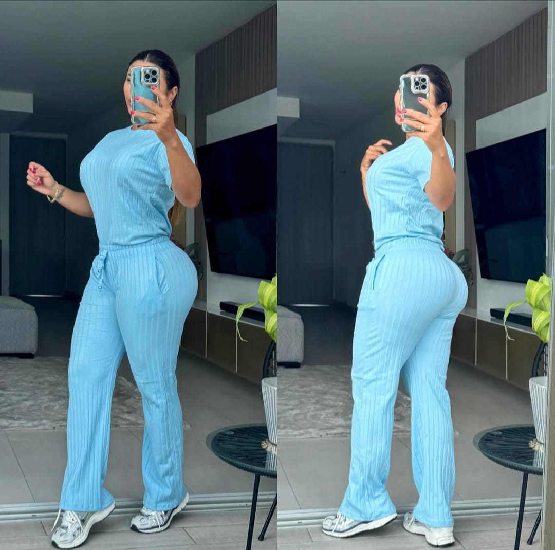 CONJUNTO "SANTORINI" CELESTE