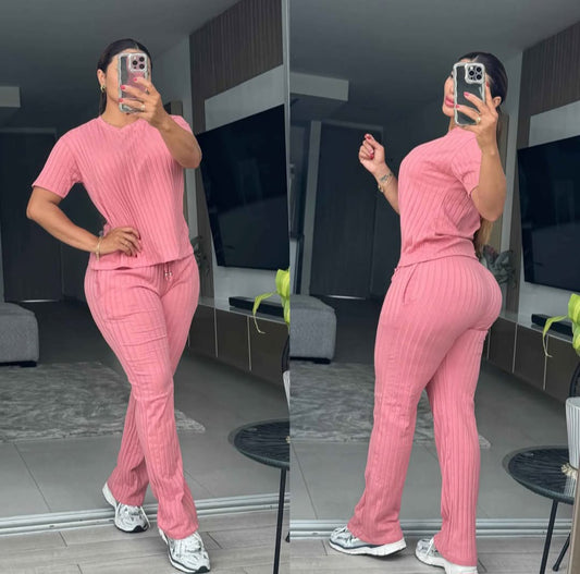 CONJUNTO "SANTORINI" PALO ROSA