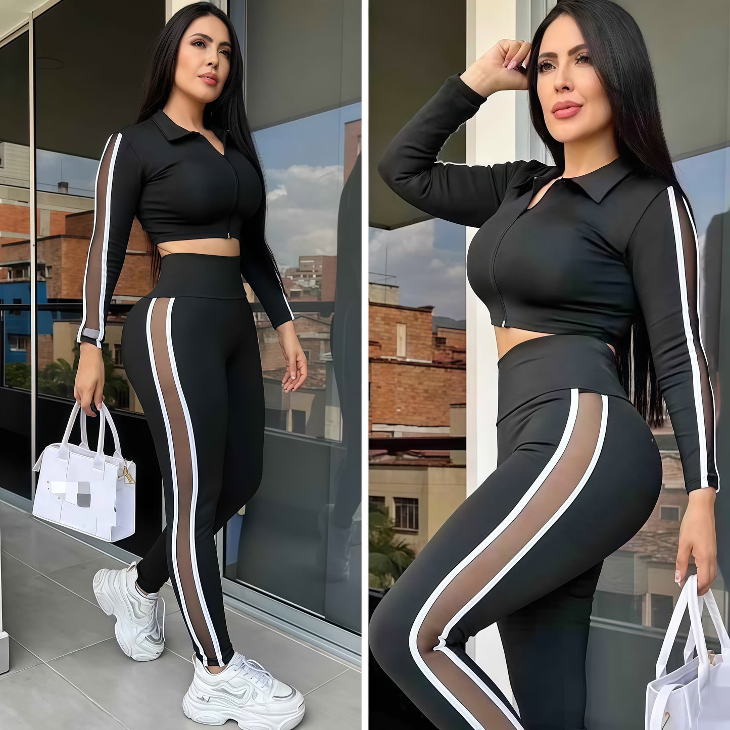 CONJUNTO SUPLEX: LEGGINS + CHAQUETA