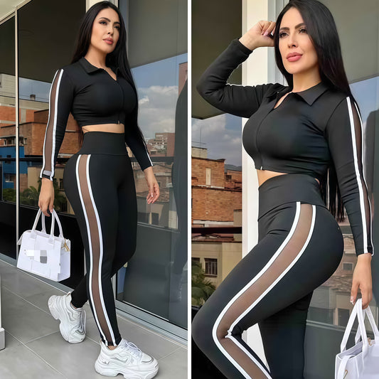 CONJUNTO SUPLEX: LEGGINS + CHAQUETA