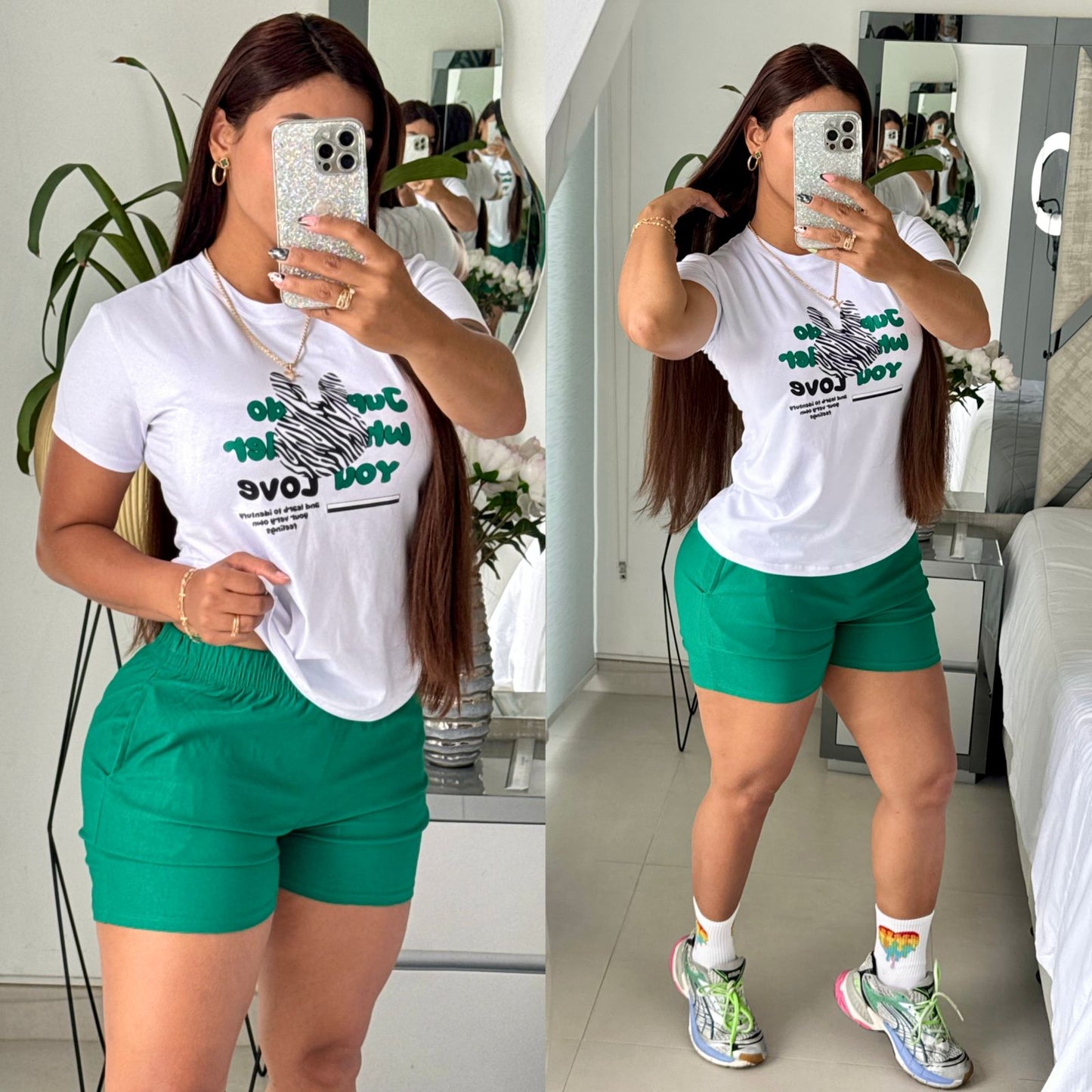 CONJUNTO "BENGALINA" VERDE