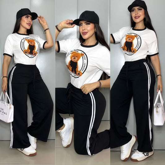 CONJUNTO "BURBERRY" NEGRO