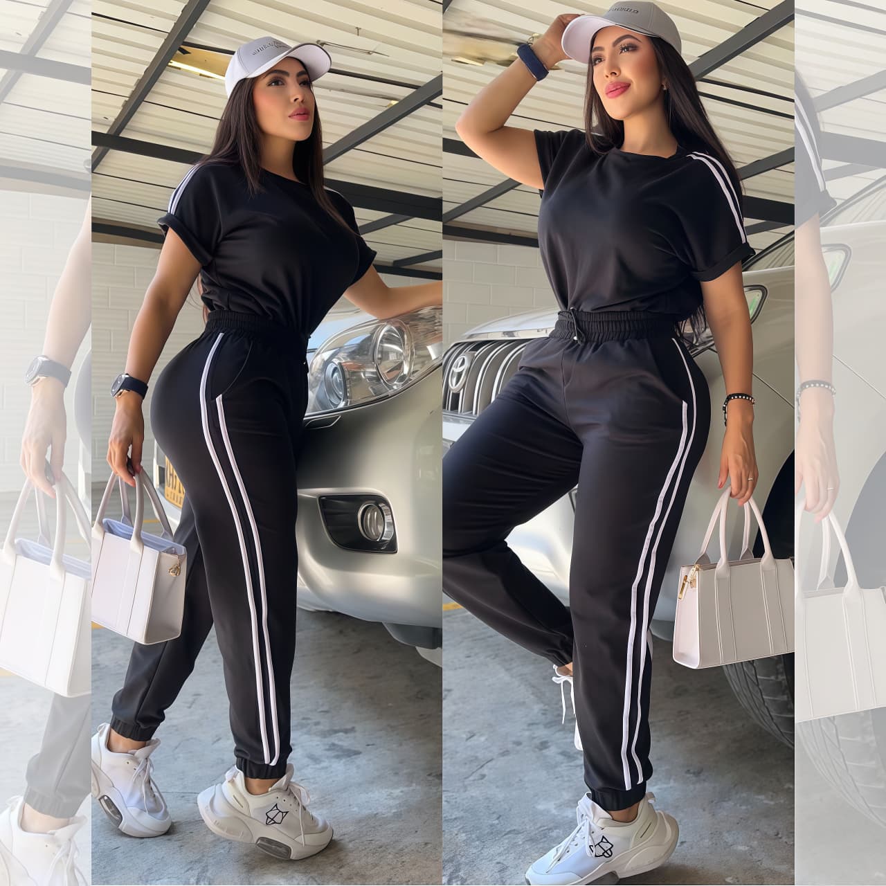 CONJUNTO "ROMA" NEGRO