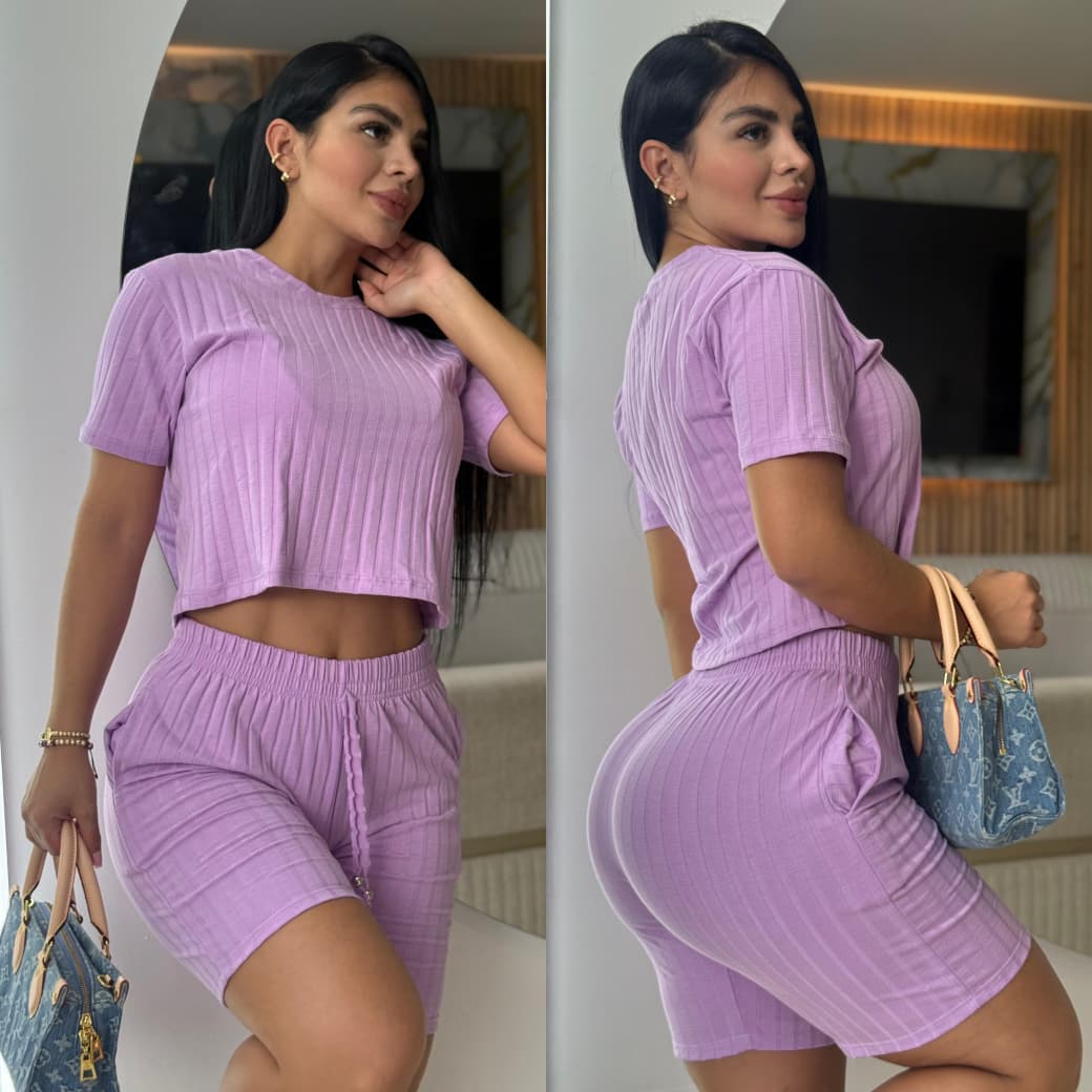 CONJUNTO "LONDRES" LILA