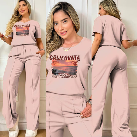 CONJUNTO "SHARLOT" PALO ROSA