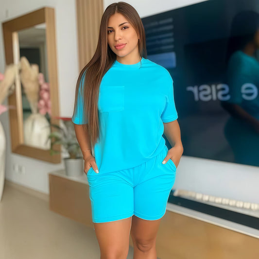 CONJUNTO "MÓNACO" CELESTE