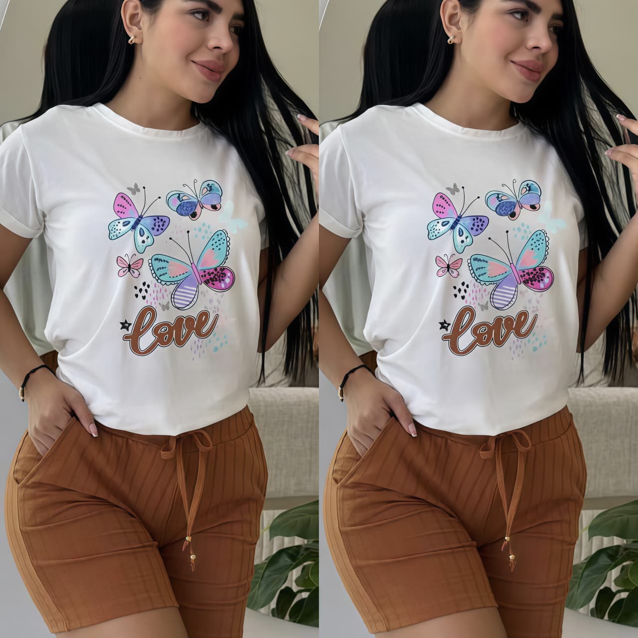 CONJUNTO "MARIPOSAS" CAMEL