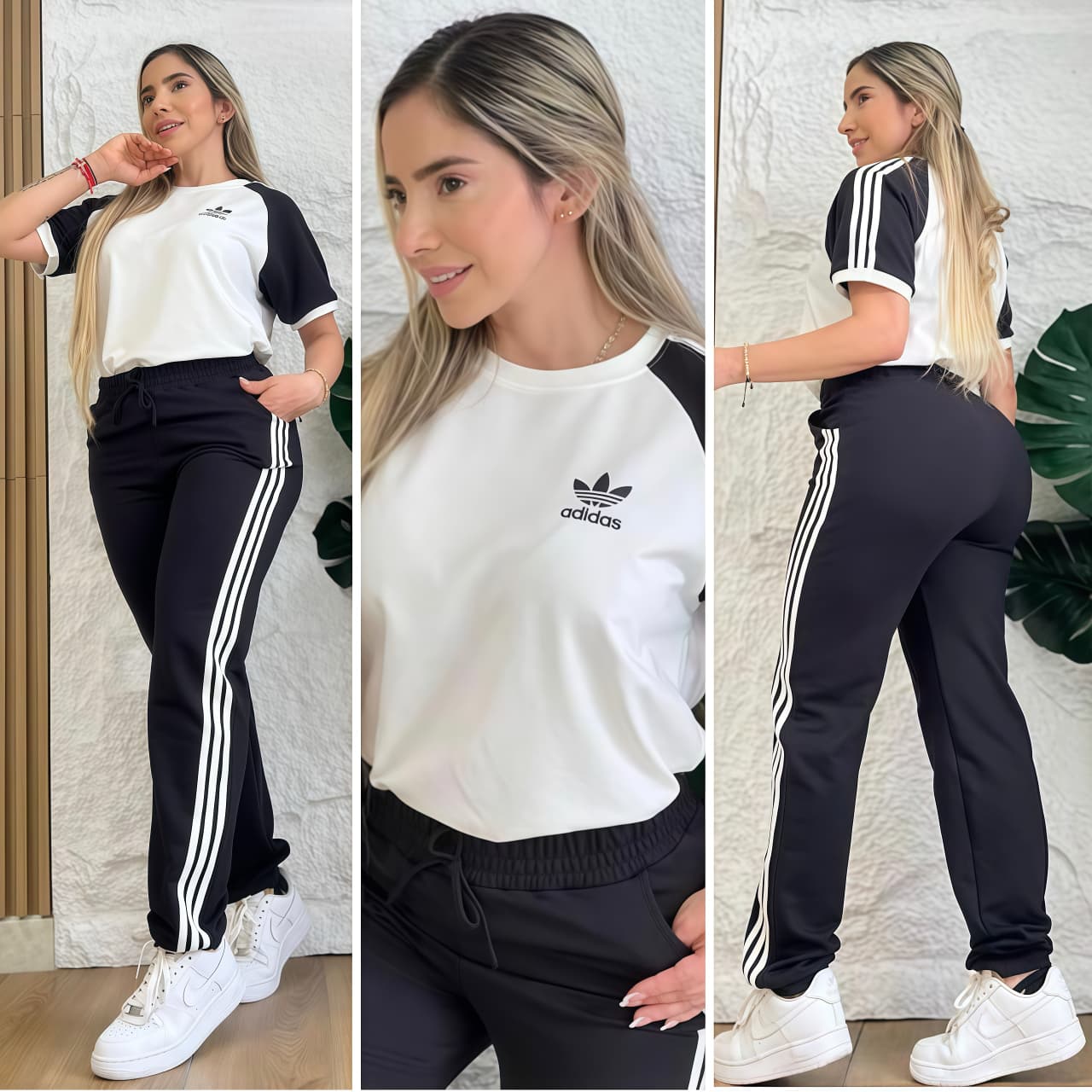 CONJUNTO "ADIDAS" NEGRO