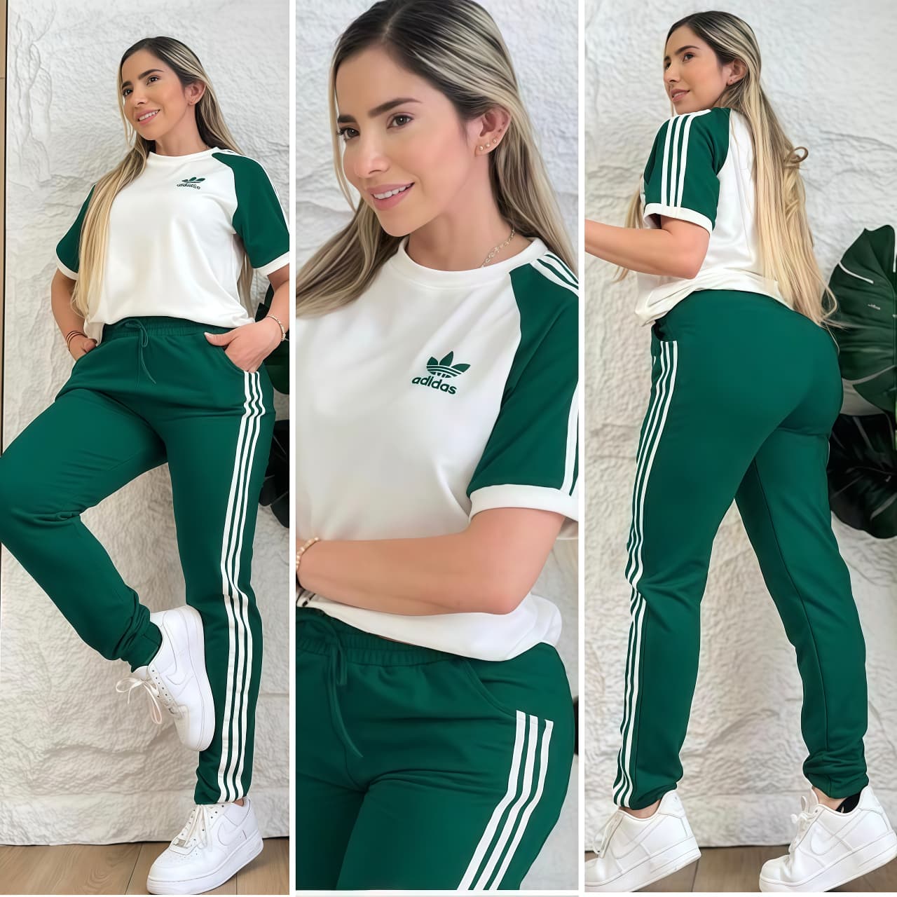 CONJUNTO "ADIDAS" VERDE