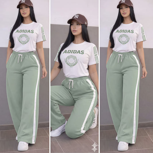 CONJUNTO "ISABELLA" VERDE CLARO