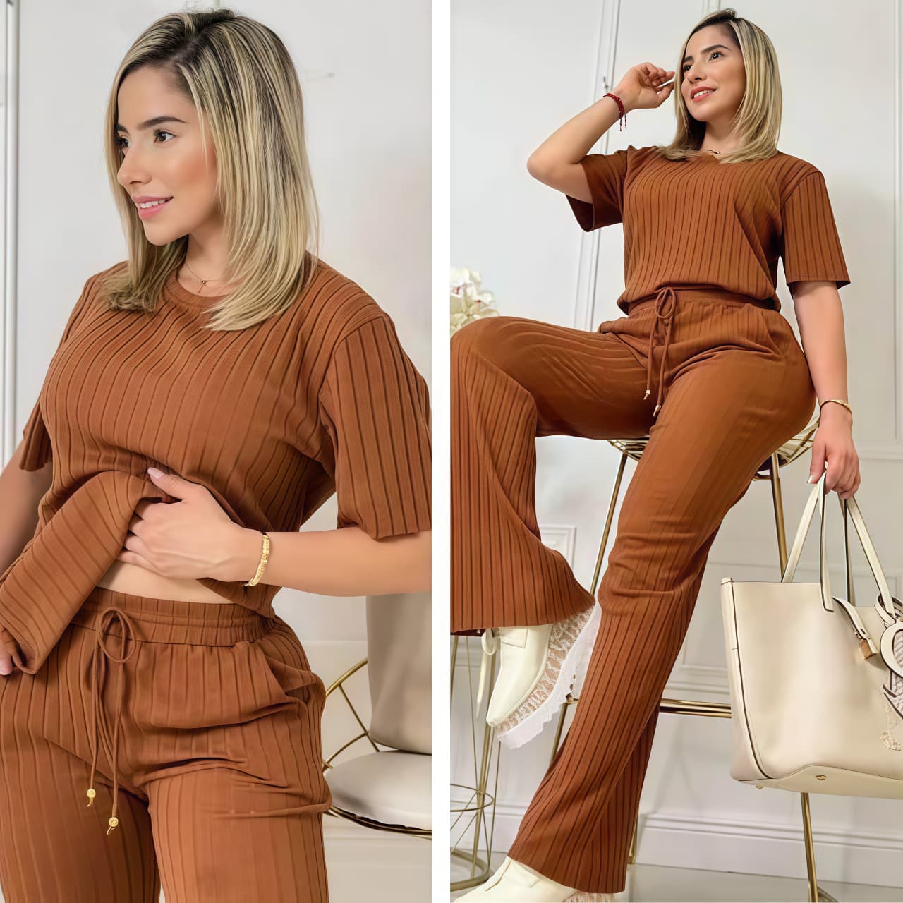 CONJUNTO "SANTORINI" CAMEL
