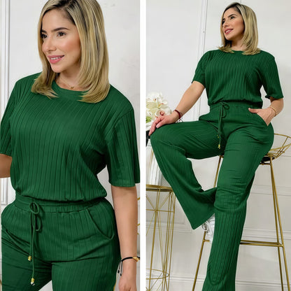 CONJUNTO "SANTORINI" VERDE ESMERALDA