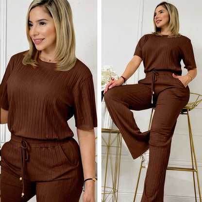 CONJUNTO "SANTORINI" CAFÉ