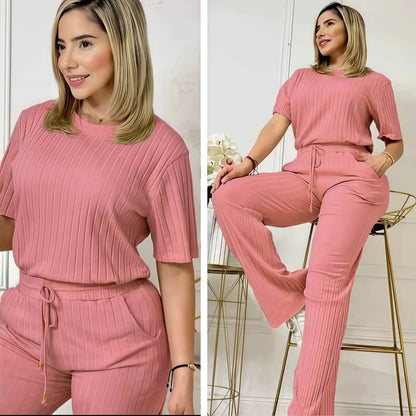 CONJUNTO "SANTORINI" PALO ROSA