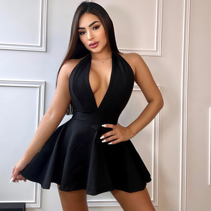 VESTIDO BOLERUDO NEGRO