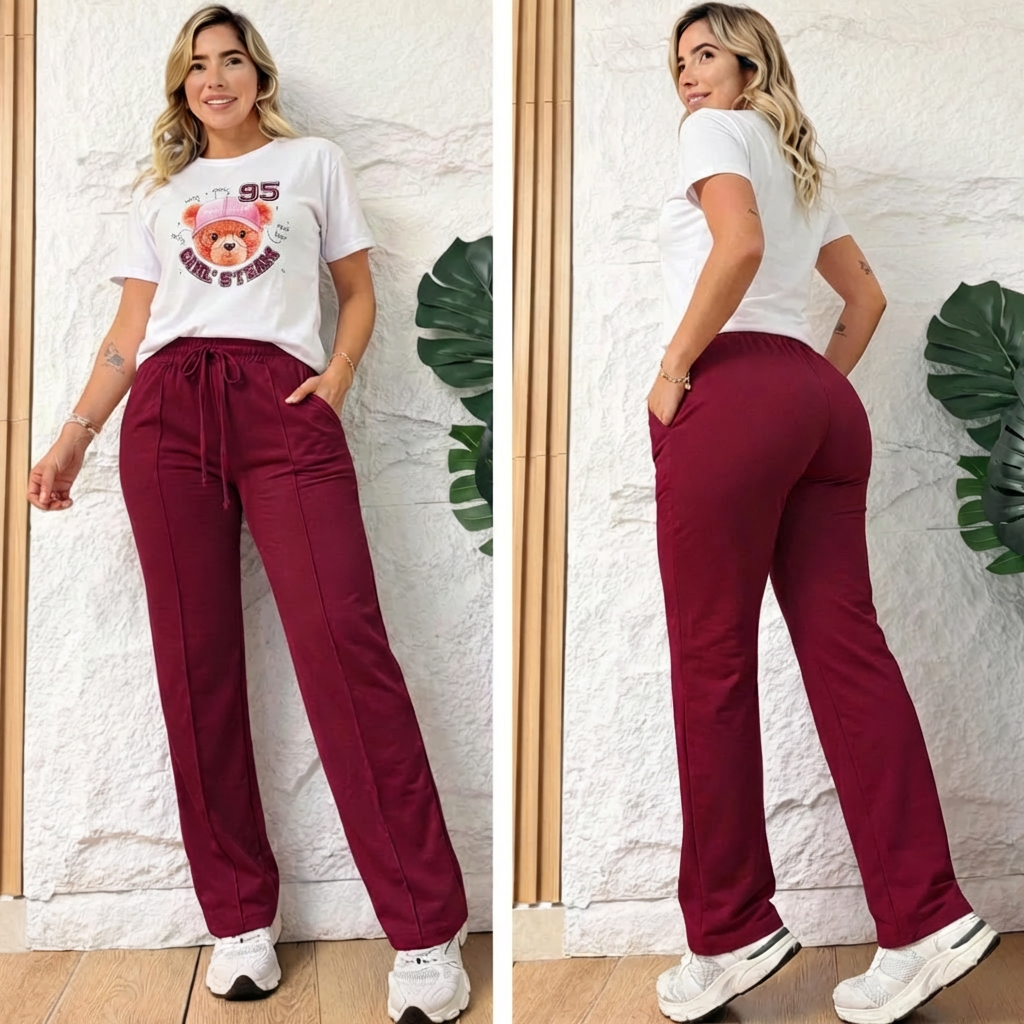 CONJUNTO "GLASSES" VINOTINTO