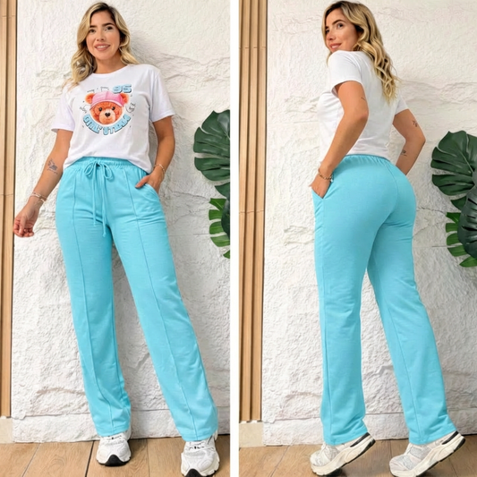 CONJUNTO "GLASSES" CELESTE