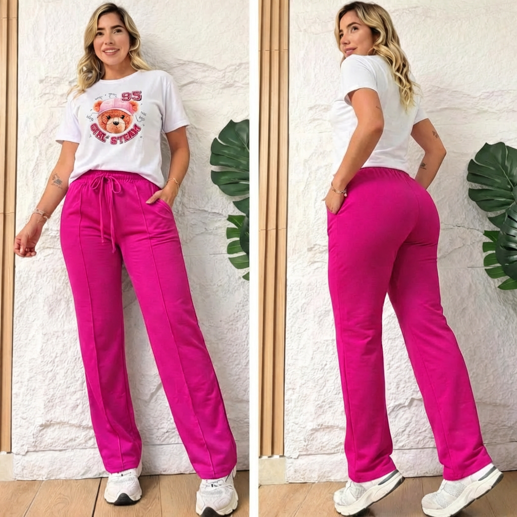CONJUNTO "GLASSES" FUCSIA