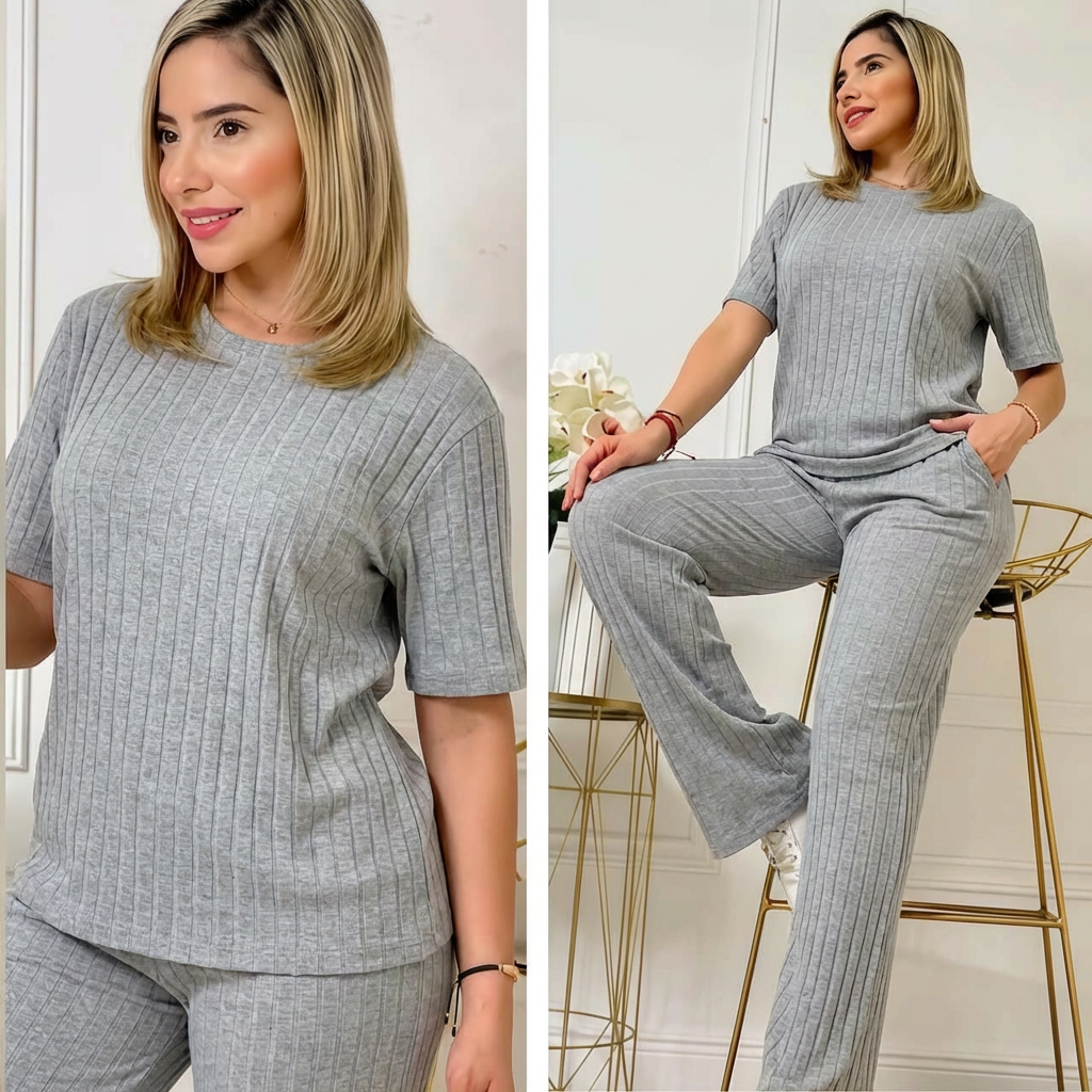 CONJUNTO "SANTORINI" GRIS