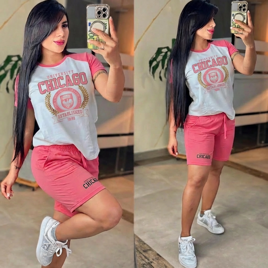 CONJUNTO "CHICAGO" PALO ROSA